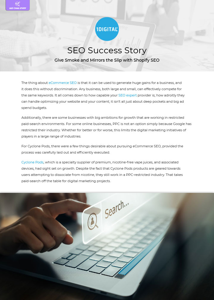 Give Smoke and Mirrors the Slip with Shopify SEO